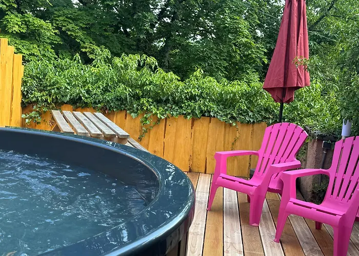 Au Manoir Des Sens Avec Bain Nordique Jacuzzi * Bergheim